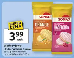 Auchan Wafle ryżowo-kukurydziane Sonko oferta