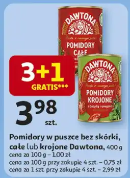 Auchan Pomidory w puszce Dawtona oferta