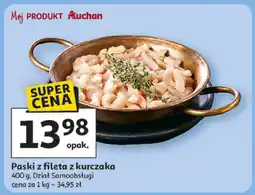 Auchan Paski z fileta z kurczaka Auchan oferta