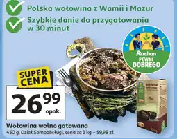Auchan Wołowina wolno gotowana Auchan oferta
