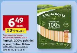 Auchan Parówki z polskiej szynki Dolina Dobra oferta