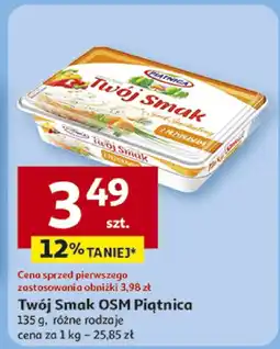Auchan Ser twarogowy OSM Piątnica Twój Smak oferta
