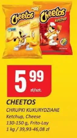 Chorten Chrupki Cheetos kukurydziane/ketchup/cheese Frito-Lay oferta