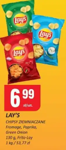 Chorten Chipsy Lay's fromage/papryka/green onion Frito-Lay oferta