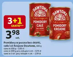 Auchan Pomidory w puszce bez skórki, całe lub krojone Dawtona oferta