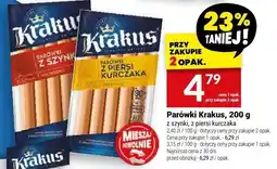 Twój Market Parówki z szynki, z piersi kurczaka Krakus oferta