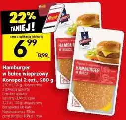 Twój Market Hamburger wieprzowy w bułce Konspol oferta