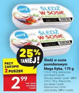 Twój Market Śledź w sosie pomidorowym Mega Ryba oferta