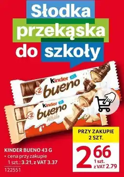 Selgros Baton Kinder Bueno oferta