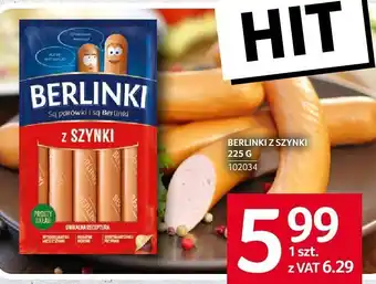 Selgros Parówki berlinki z szynki oferta