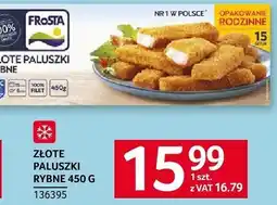 Selgros Paluszki rybne złote Frosta oferta