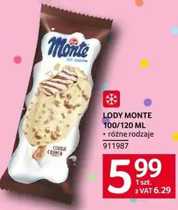 Selgros Lody monte oferta