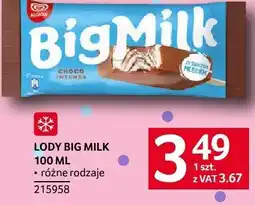Selgros Lody big milk oferta