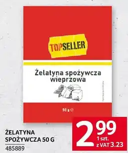 Selgros Żelatyna spożywcza wieprzowa Topseller oferta