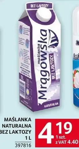 Selgros Maślanka naturalna bez laktozy Selgros oferta