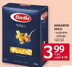 Selgros Makaron Fusilli Barilla oferta