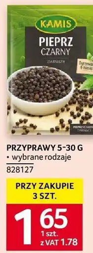 Selgros Przyprawa pieprz czarny Kamis oferta