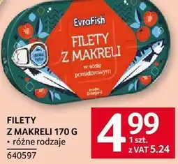 Selgros Filety z makreli 170g Selgros oferta