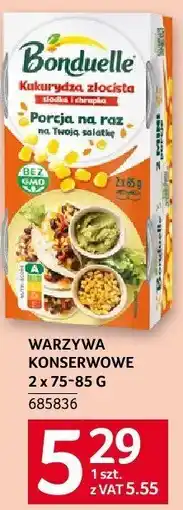 Selgros Warzywa konserwowe Bonduelle 2x75-85g oferta