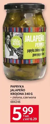 Selgros Papryka jalapeño krojona zielona/czerwona 340g Selgros oferta