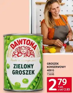 Selgros Groszek konserwowy Dawtona zielony 400g oferta