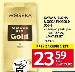 Selgros Kawa mielona Woseba Mocca Fix Gold 500g oferta