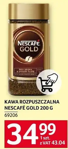 Selgros Kawa rozpuszczalna Nescafe Gold 200g oferta