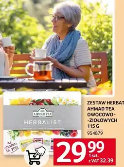 Selgros Zestaw herbat Ahmad Tea owocowo-ziołowych 115g oferta