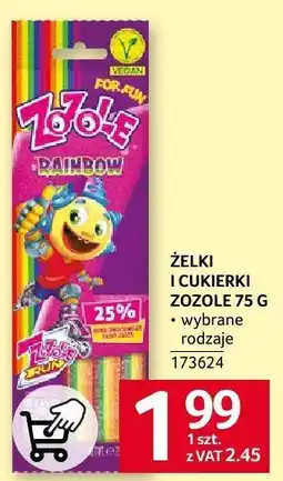 Selgros Żelki i cukierki Zozole oferta