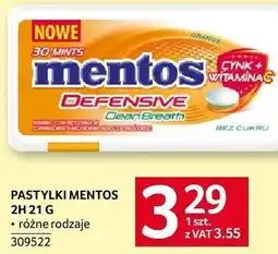 Selgros Pastylki Mentos Defensive oferta