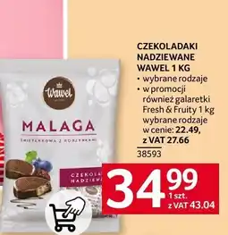 Selgros Czekoladki nadziewane Wawel oferta