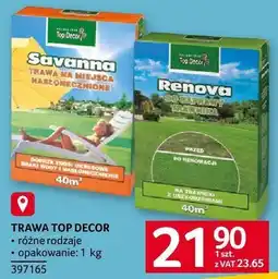 Selgros Nasiona trawy Top Decor oferta