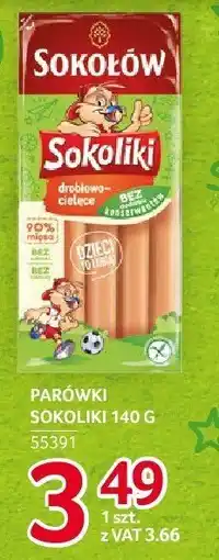 Selgros Parówki Sokoliki 140g Sokołów oferta