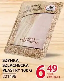 Selgros Szynka szlachecka plastry ZMB Białystok oferta