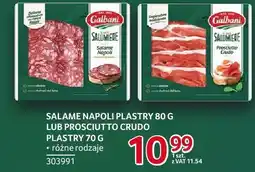 Selgros Salame napoli plastry lub prosciutto crudo plastry Galbani oferta