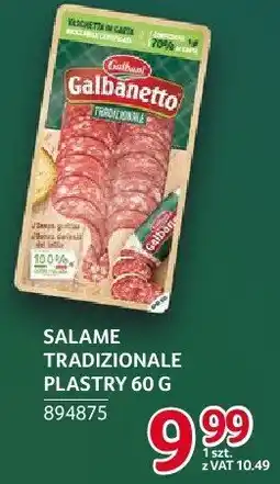 Selgros Salame tradizionale plastry Galbani oferta