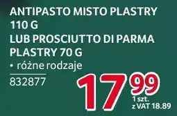 Selgros Antipasto misto plastry lub prosciutto di parma plastry Galbani oferta