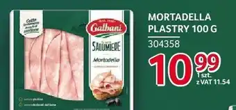 Selgros Mortadella plastry Galbani oferta