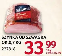 Selgros Szynka od szwagra Krakus oferta