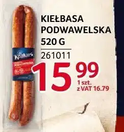 Selgros Kiełbasa podwawelska Krakus oferta