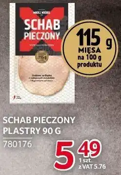 Selgros Schab pieczony plastry Madej Wróbel oferta