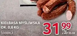 Selgros Kiełbasa myśliwska Madej Wróbel oferta