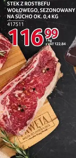 Selgros Stek z rostbefu wołowego sezonowany na sucho Pawęta oferta