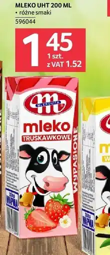Selgros Mleko UHT truskawkowe Mlekovita oferta