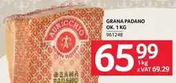 Selgros Ser grana padano Auricchio 1kg oferta