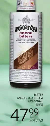Selgros Bitter Angostura Cocoa 48% 100 ml oferta