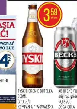 Pokusa Tyskie Gronie Butelka oferta