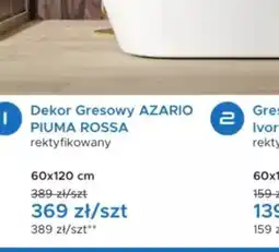 Blu Azario Dekor gresowy Piuma Rossa oferta