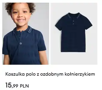 Sinsay Koszulka polo z ozdobnym kołnierzykiem oferta
