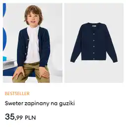 Sinsay Sweter zapinany na guziki oferta